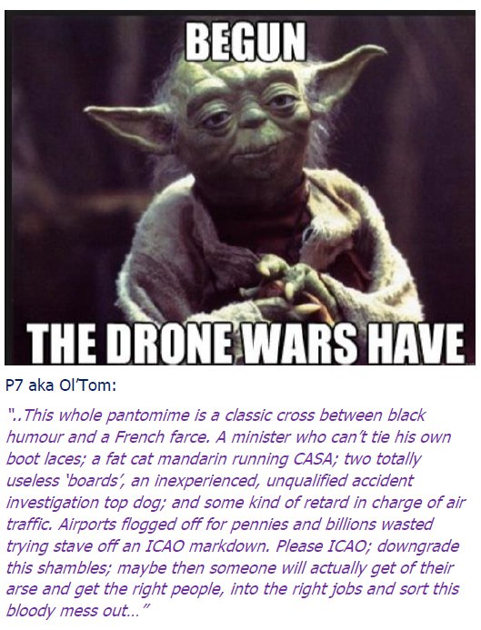 Begun – the drone wars have.