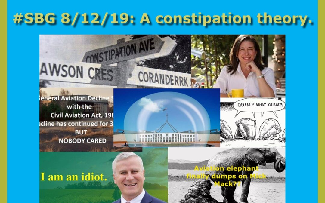 #SBG 8/12/19: A constipation theory.