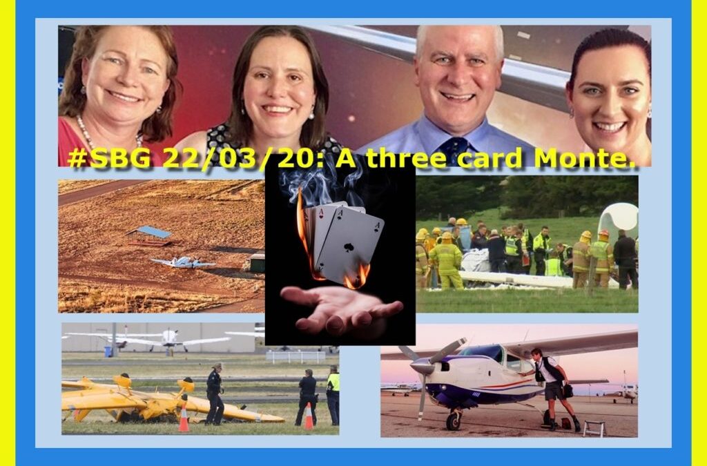 #SBG 22/03/20: A three card Monte.