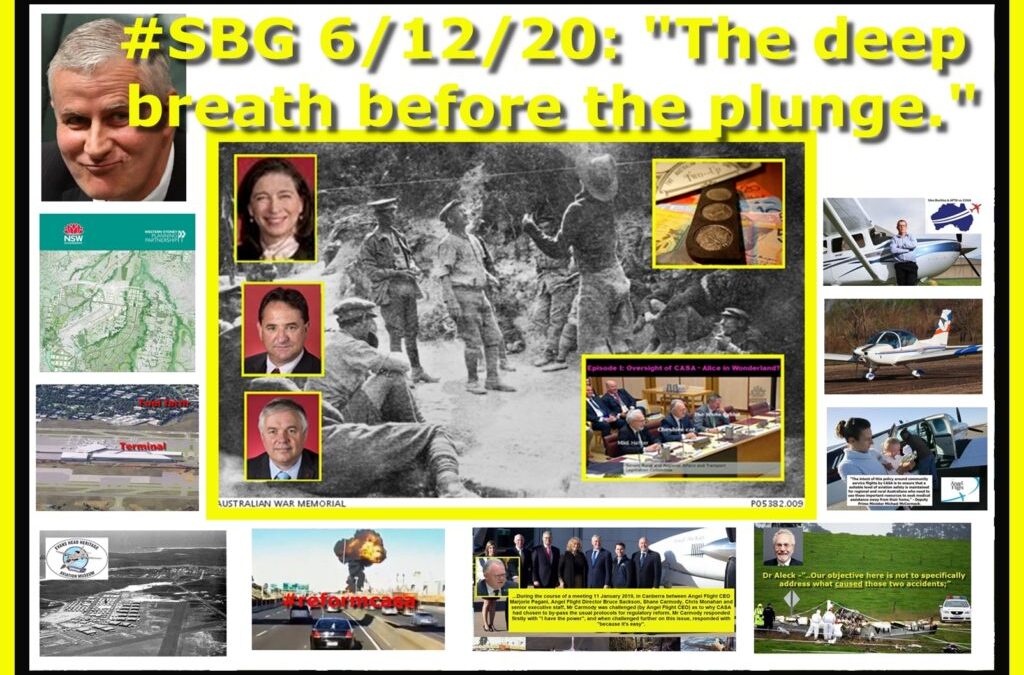 #SBG 6/12/20: “The deep breath before the plunge.”