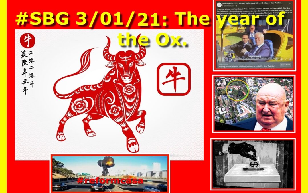 #SBG 3/01/21: The year of the Ox.