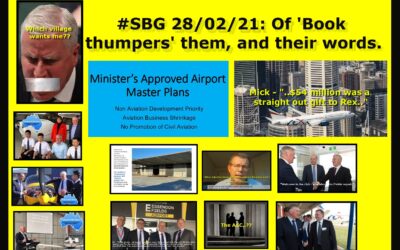 #SBG 28/02/21: Of ‘Book thumpers’ them, and their words.
