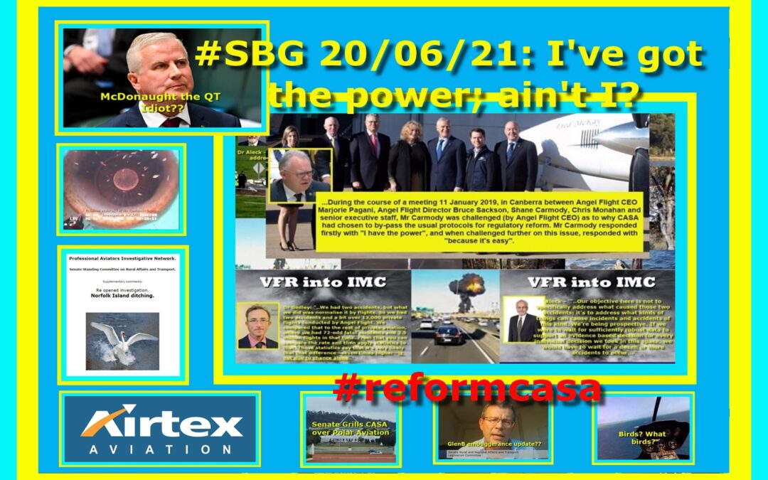 #SBG 20/06/21: I’ve got the power; ain’t I?
