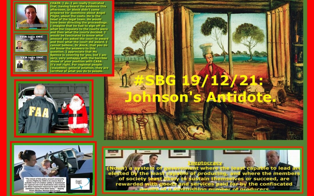 #SBG 19/12/21: Johnson’s Antidote.