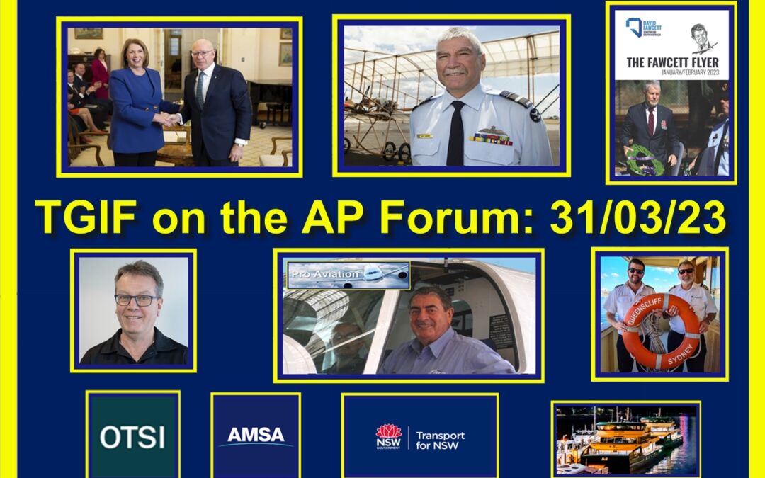 TGIF on the AP Forum: 31/03/23