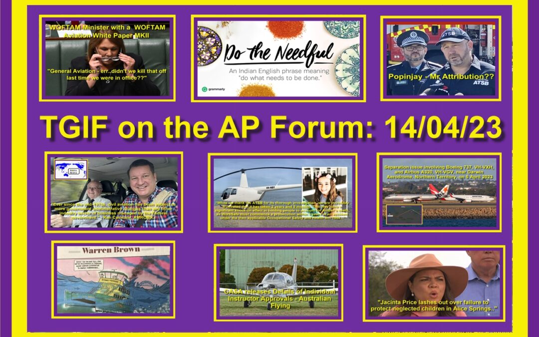 TGIF on the AP Forum: 14/04/23