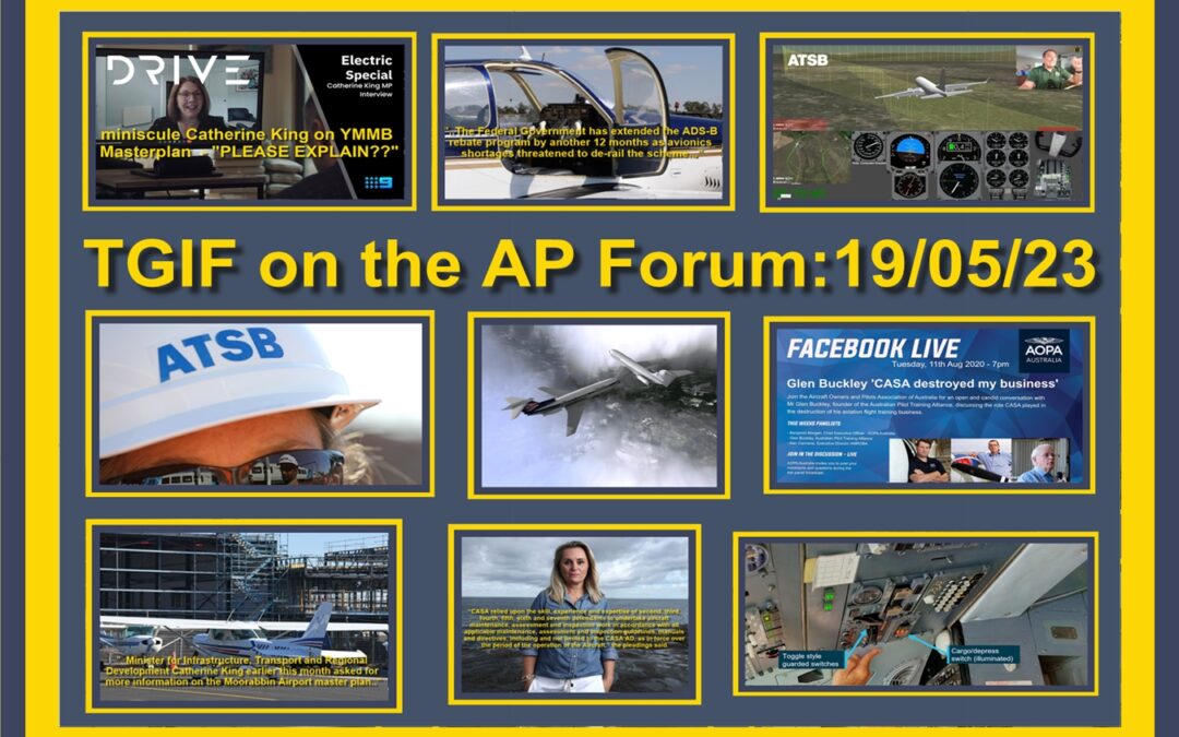TGIF on the AP Forum: 19/05/23