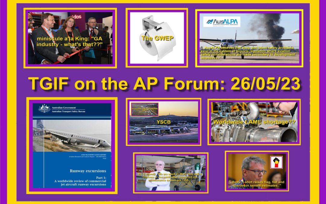 TGIF on the AP Forum: 26/05/23