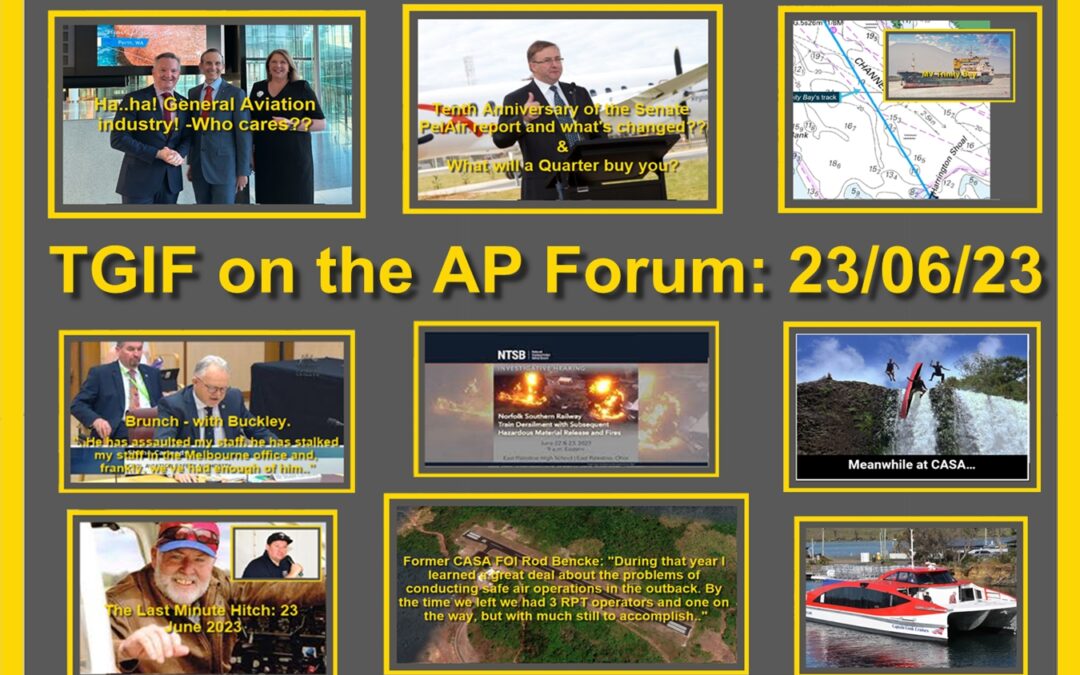 TGIF on the AP Forum: 23/06/23
