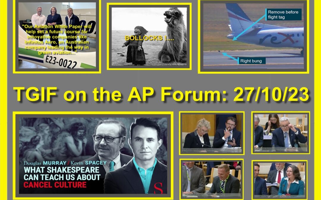 TGIF on the AP Forum: 27/10/23